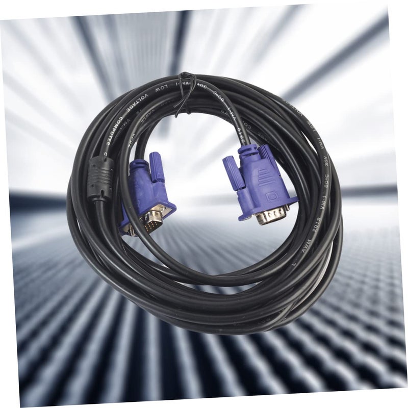 VGA Cable 1.8m Male to Male with Ferrite Cores for Monitor Projector HDTV Display - Image 4